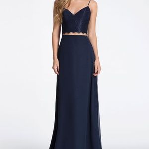 Hayley Paige  Navy 2 piece